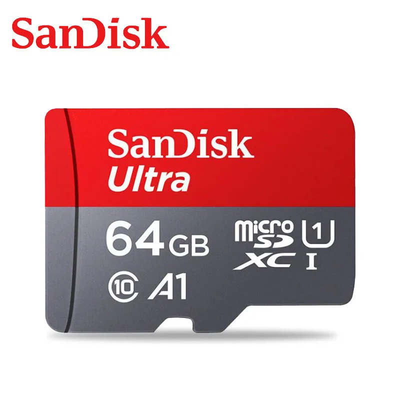 SanDisk Ultra Micro SD U1 32 Гб 64 128 ГБ 256 16 400 SD/TF A1 класс 10 Флэш-карта памяти microsd карта для