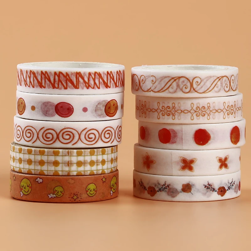 1 Roll Mini Tape Series Stickers Retro Release Paper Tapes Diary Label DIY Craft Decorative Scrapbooking Masking Sticker | Дом и сад