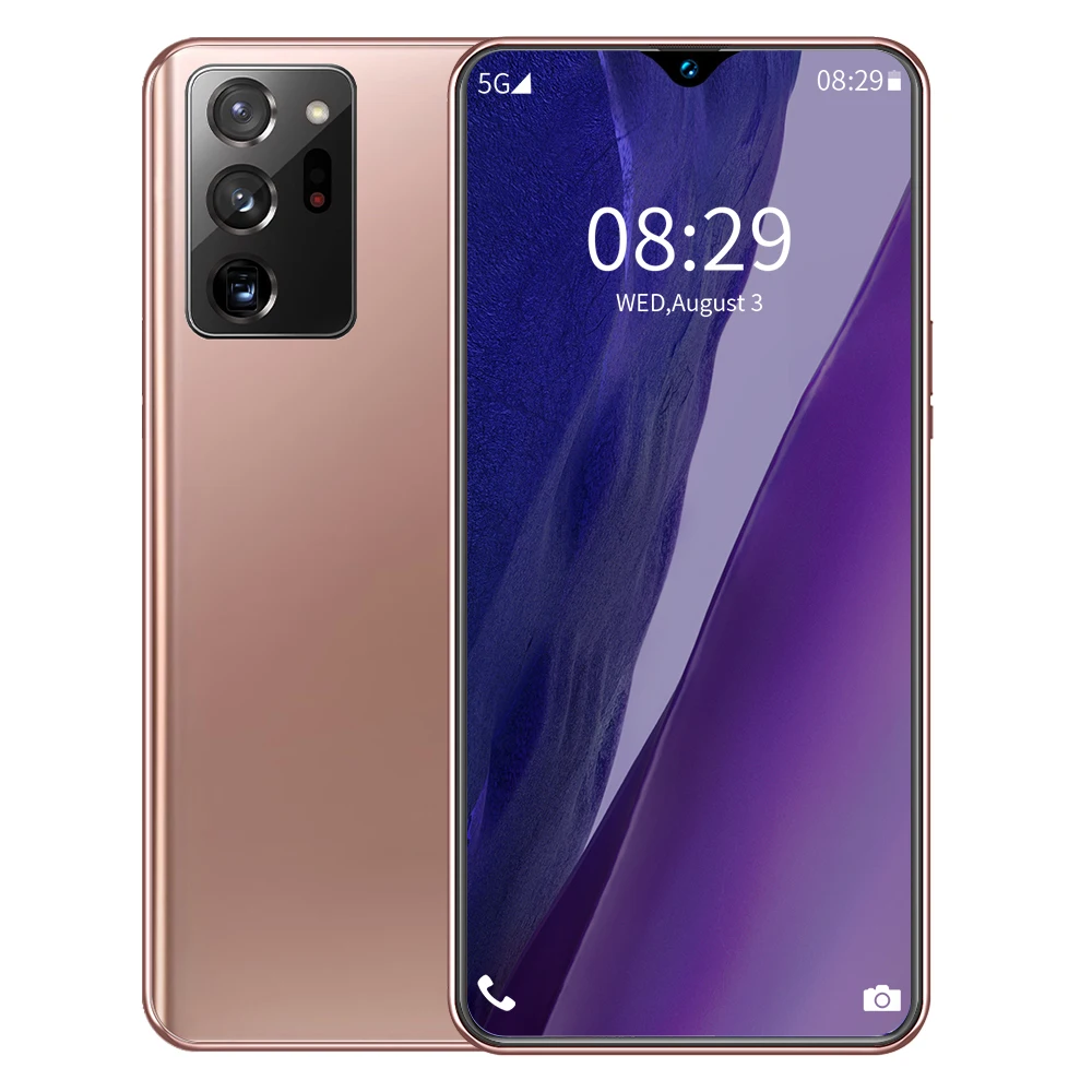 

TEMK Note20 Ultra 6.6 Inch 128/256GB 16+32MP Face Unlock 5000mAh Andriod Smart Phone MTK6889 Dual SIM+Micro SD Cellphones 5G