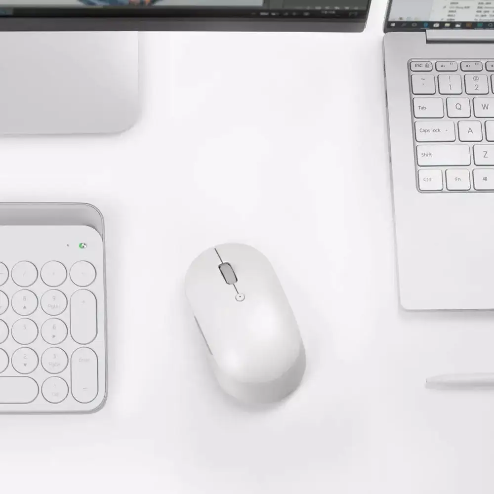 Оригинальная Беспроводная Двухрежимная мышь Xiaomi Mi бесшумная эргономичная Bluetooth