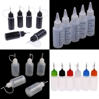 1510pcs empty plastic squeezable dropper bottles 1030ml eye liquid dropper needle tip drop refillable bottle