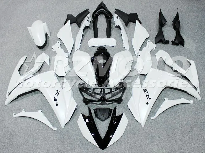 

4Gifts 2014 2015 2016 YZF R3 R25 ABS Injection Fairing Kit For Yamaha YZFR3 YZFR25 Complete Fairings Kit Cowling White