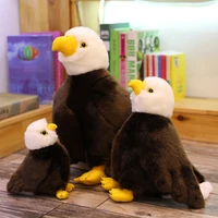 cute simulation bald eagle doll stuffed animals plush toys baby toys toys for girls and boys baby room home decoration wholesal