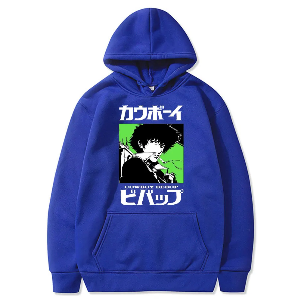 

Harajuku Classic Japanese Anime Cowboy Bebop Hoodie Sweatshirt Man Casual Long Sleeve Hoody Spike Spiegel Hoodies Male Tops Gift