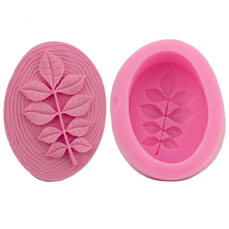 Форма для мыла в форме листа новая силиконовая 3D форма украшения помадки торта