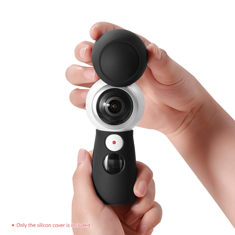 Силиконовый чехол Andoer для панорамной камеры защитный Samsung Gear 360 2017 Edition аксессуары