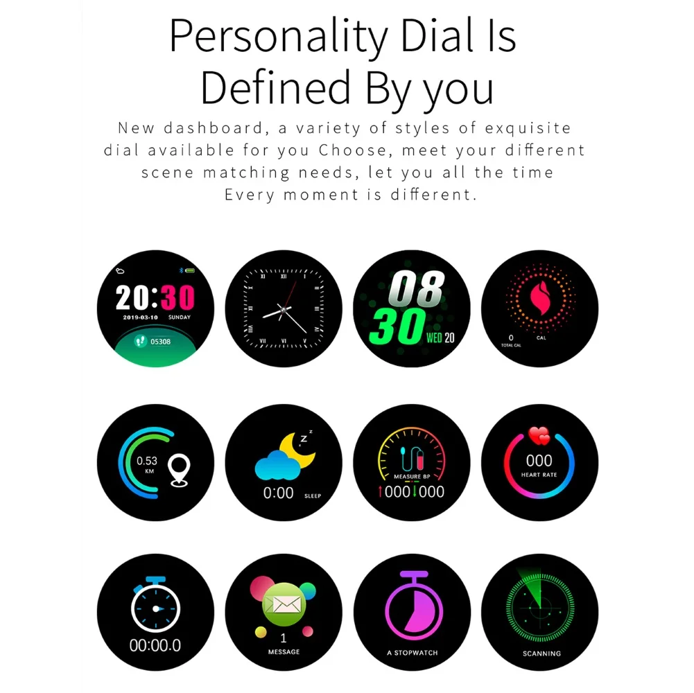 GT68 Спорт Bluetooth фитнес Tracer r монитор сердечного ритма во время сна умный Браслет |