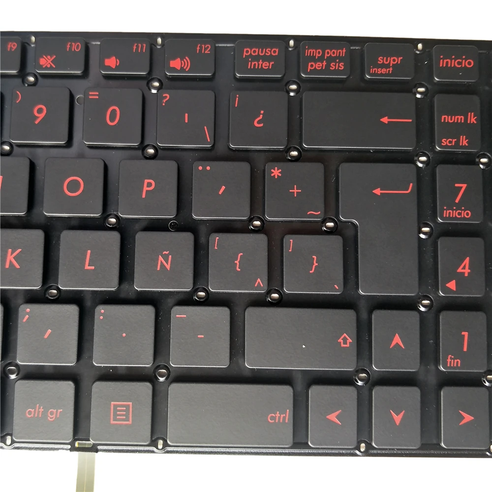Клавиатура OVY IT с испанской раскладкой для ноутбука Asus GL502 GL502V GL502VM GL502VT GL502VY