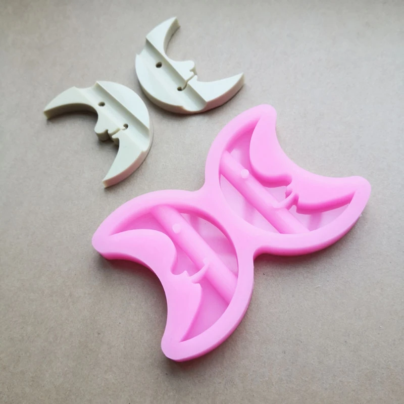 

Moon Straw Topper Silicone Mold Cartoon Moon Straw Topper Mold for 8mm Straws