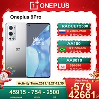 oneplus 9 pro 5g global rom smartphone 48mp camera snapdragon 888 6 7 120hz fluid amoled octa core 4500mah 65w fast charge nfc