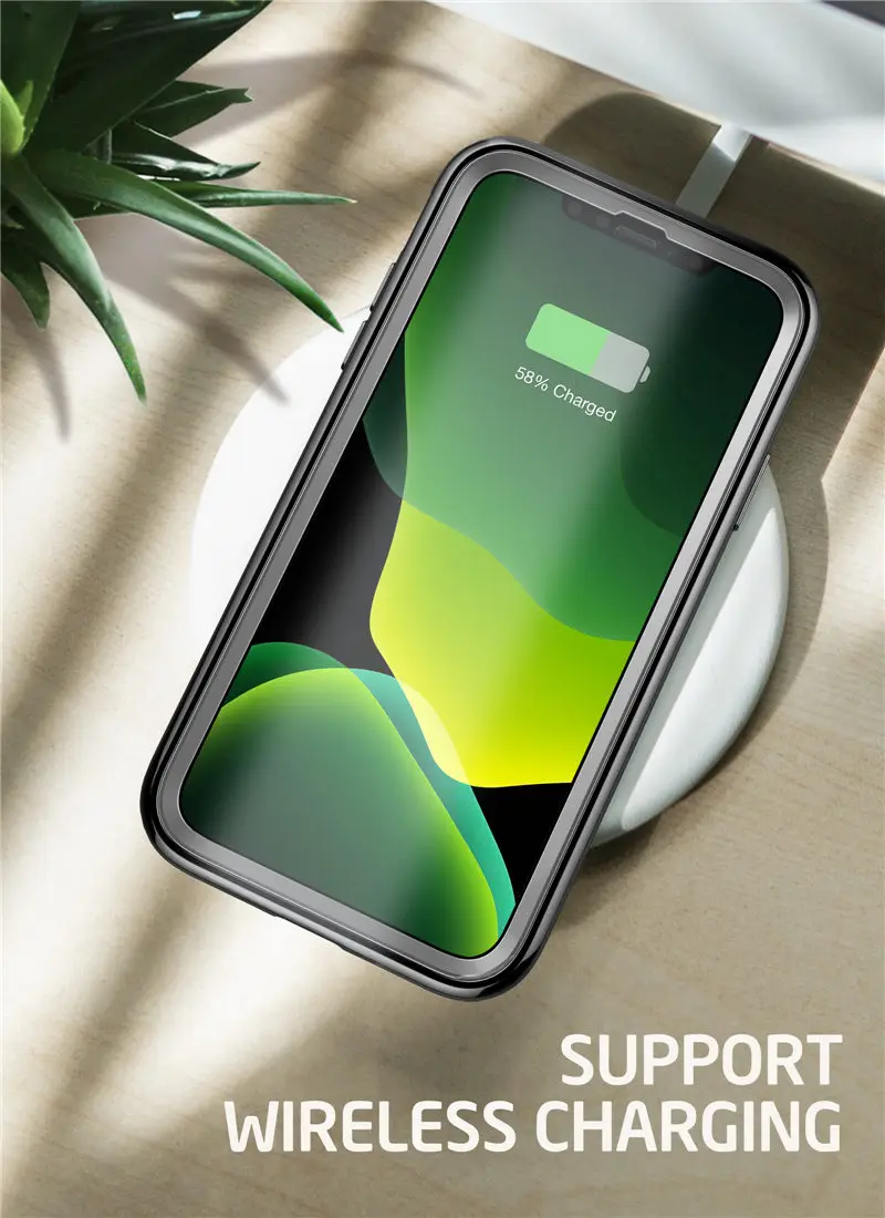 Чехол для iPhone 11 6,1() SUPCASE UB электро-металлический гальванический+ Гибридный чехол из ТПУ с встроенным защитным экраном