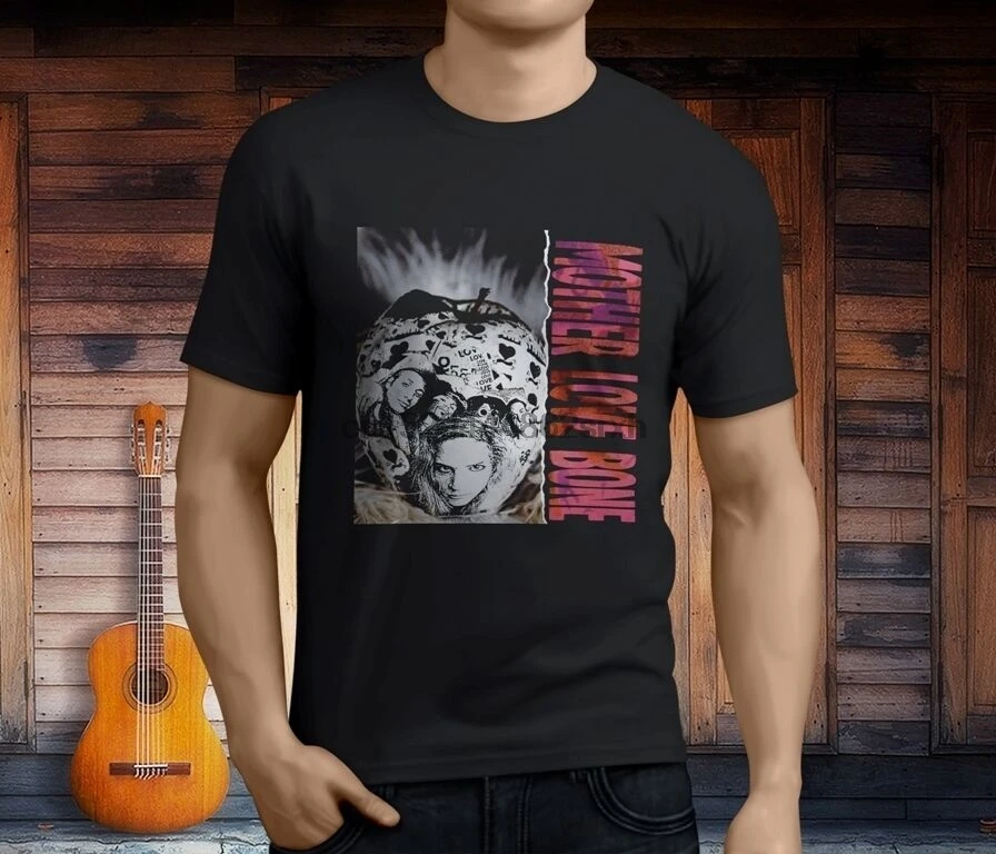 Новая Черная Мужская футболка с надписью MOTHER LOVE BONE | одежда