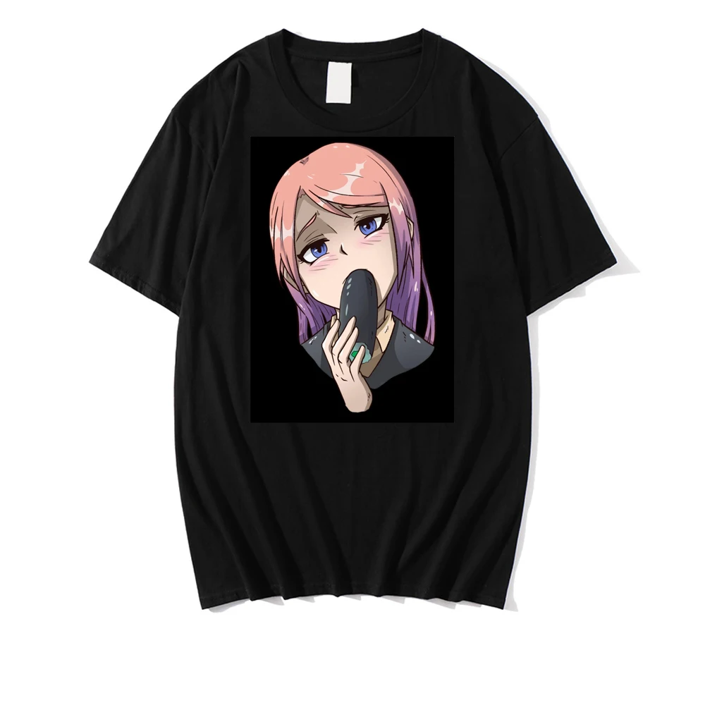 

Hentai Anime Shy Girl First Eat Shoshi 2021 New Ale Simple T Shirt Simple Printing Tees Male Clothes Simple Top Tees