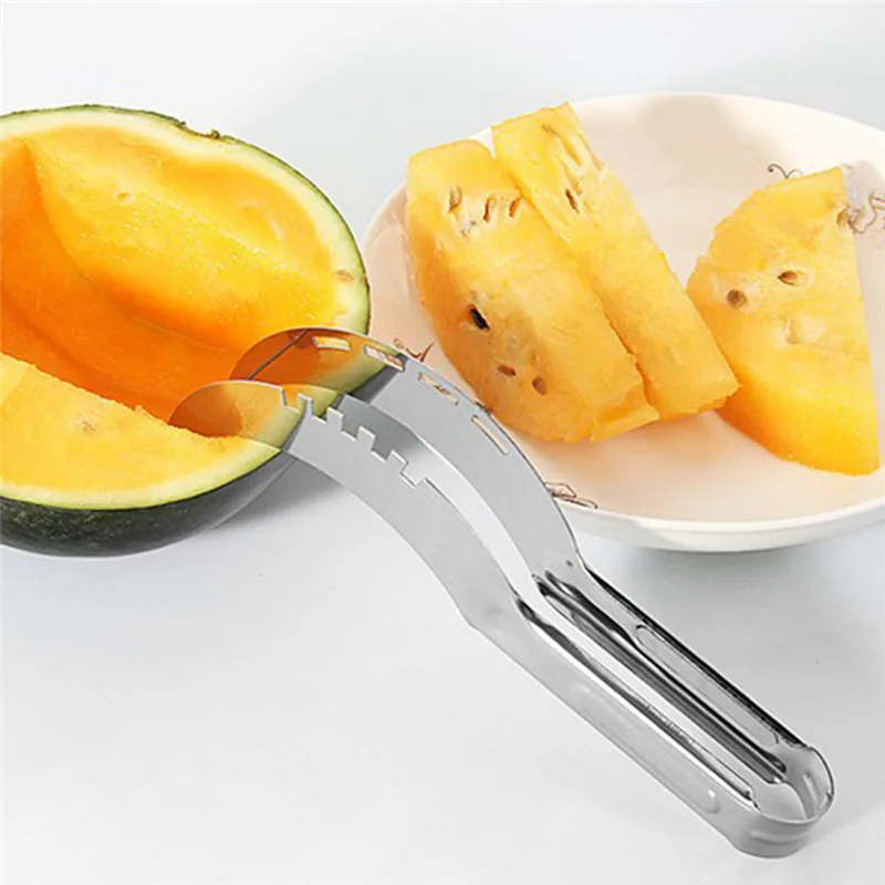 

Watermelon Slicer Cutter Corer Scoop Stainless Steel Fruit Vegetable Tool