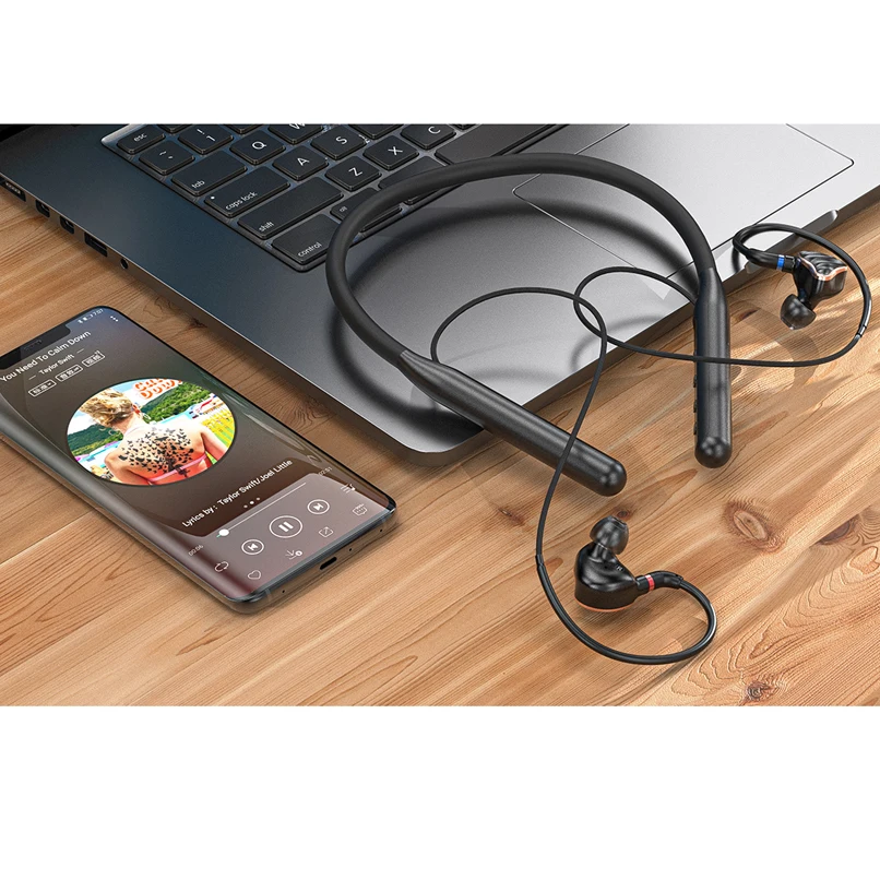 FiiO LC BT2 Neckband Bluetooth5.0 Cable CSR8675+AKM AK4331 DAC cable MMCX/0.78mm Sports Earphone with aptX LL/LDAC/SBC/AAC/Mic|Наушники и
