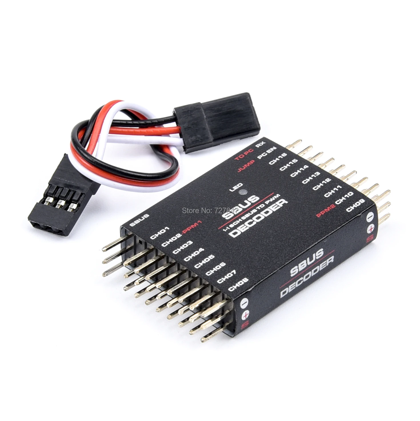 SBUS to PWM PPM Decoder 16CH Supporting the PC Settings For Frsky X8R RXSR Receiver Remote Control Radio |