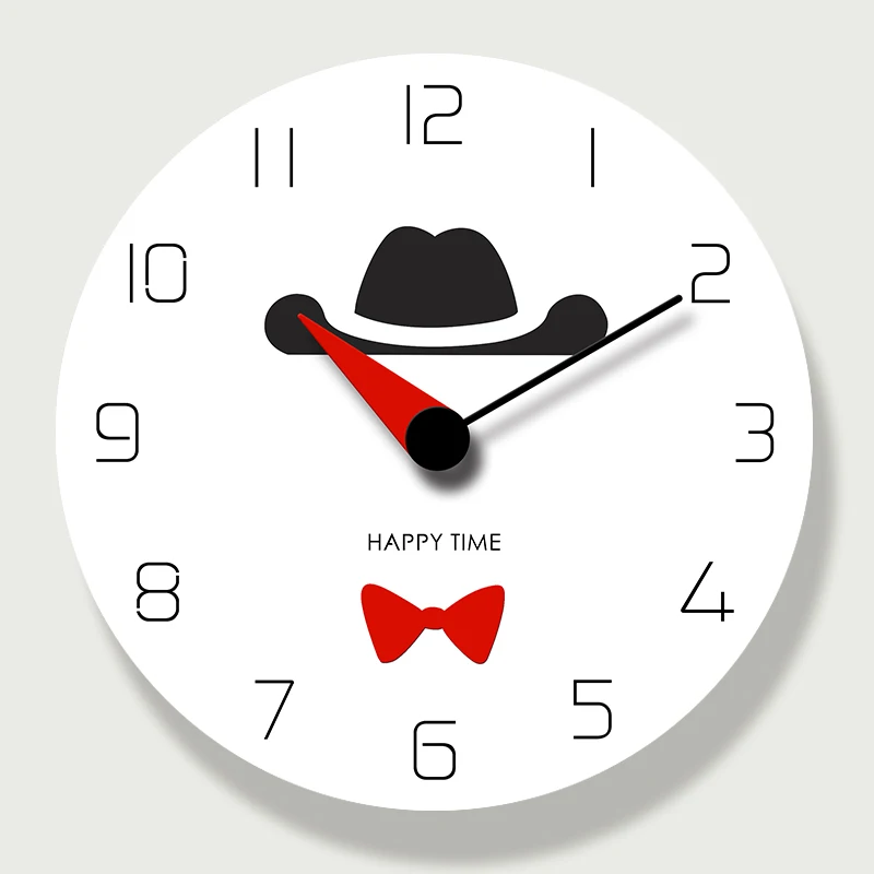 Настенные часы BB50W в современном дизайне Мультяшные настенные украшения для