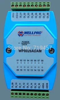 Бесплатная доставка изолированный модуль цифрового входа 16 каналов DI RS485 MODBUS