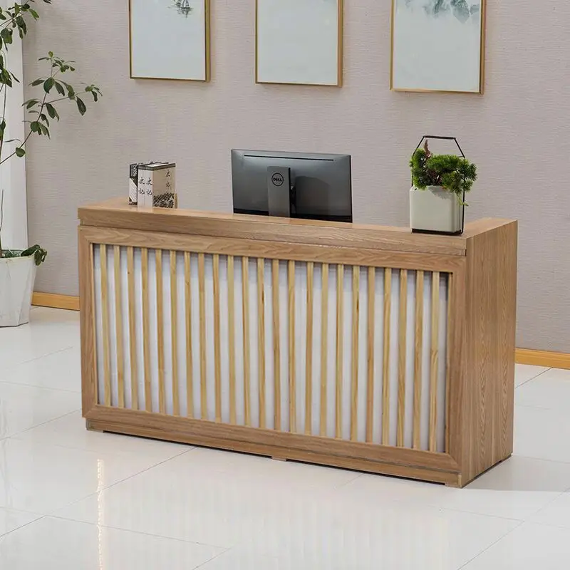 New Chinese modern minimalist cashier counter clothing store bar barber shop beauty salon reception counter front desk pulpit