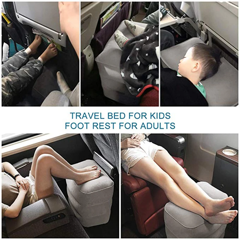 Надувная подушка для ног регулируемая высота портативная дома самолета