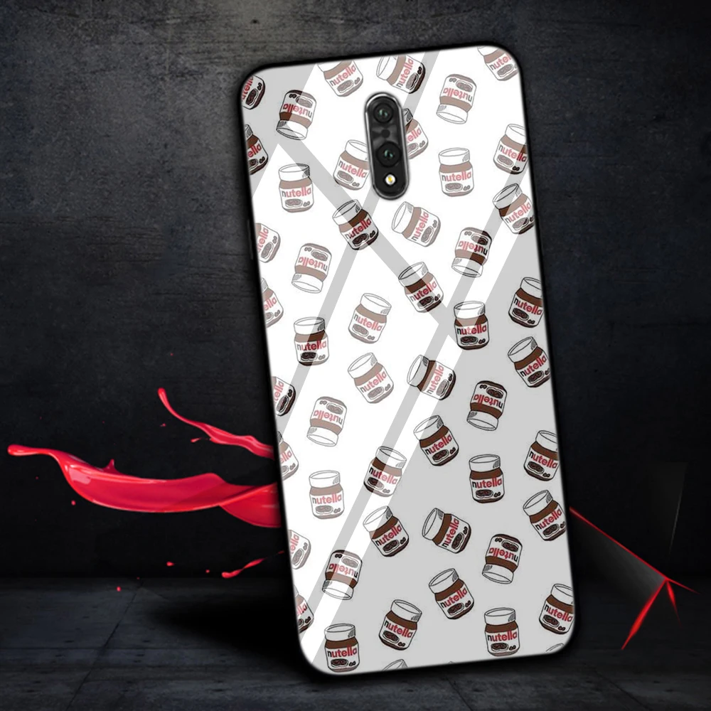 Забавный чехол Lavaza из закаленного стекла с изображением еды для OPPO A3s A5s A7 A7x A37 A39 A57