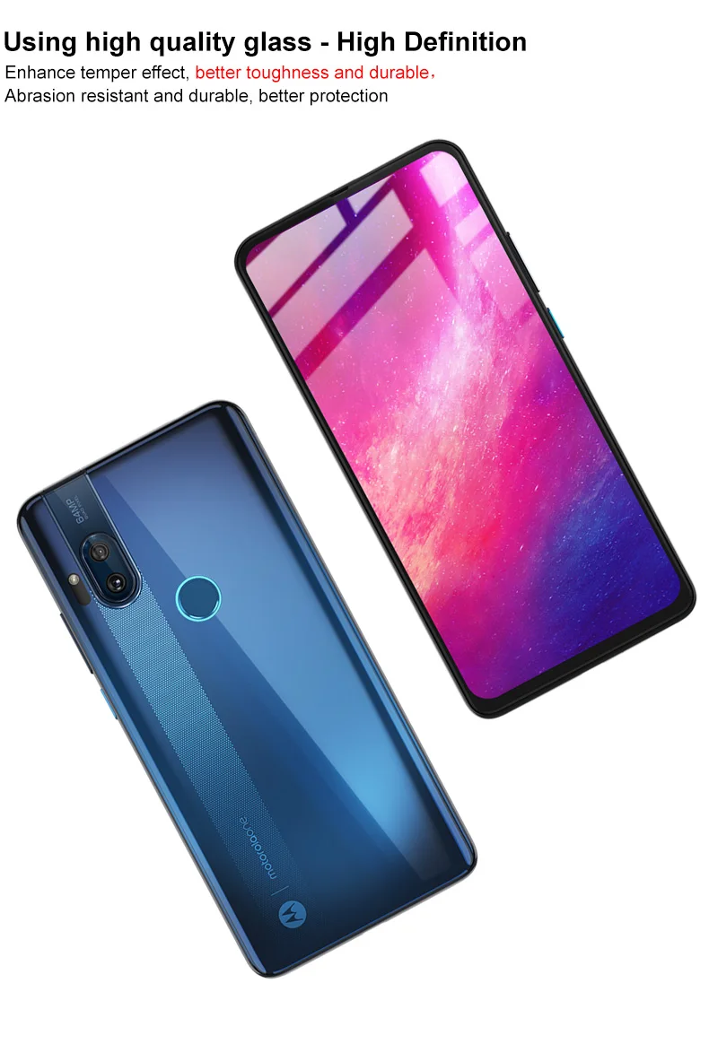 

Imak Full Tempered Glass For Motorola Moto One Hyper Screen Protector For Motorola Moto One Hyper Protective Glass Film