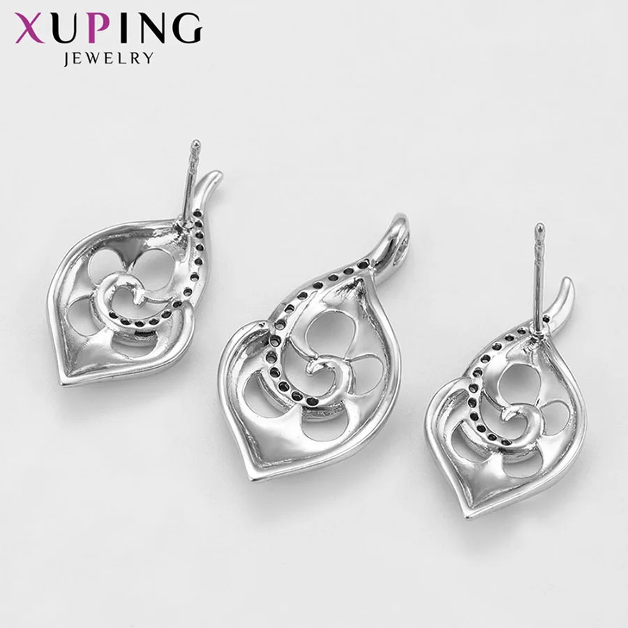 Xuping синтетический кубический цирконий модный Индивидуальный комплект ювелирных