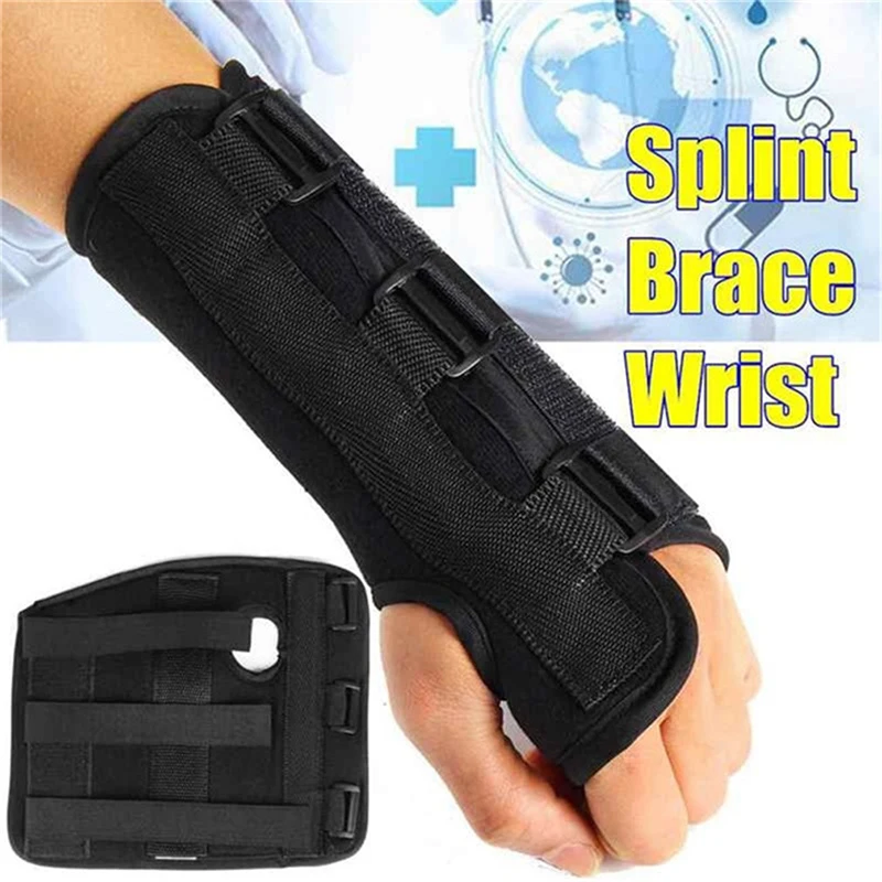Medical Wrist Brace Support Pads Sprain Forearm Splint for Band Strap Protector Safe Carpal Tunnel | Красота и здоровье