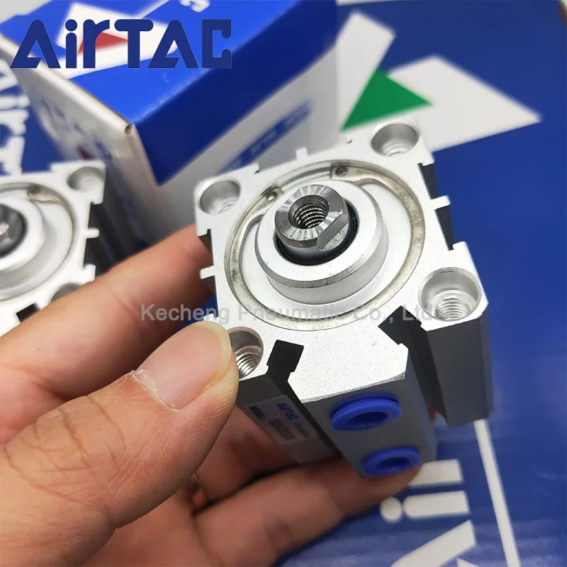 Пневматический цилиндр SDA100 AIRTAC двойного действия Компактный диаметр 100 мм ход 5-25