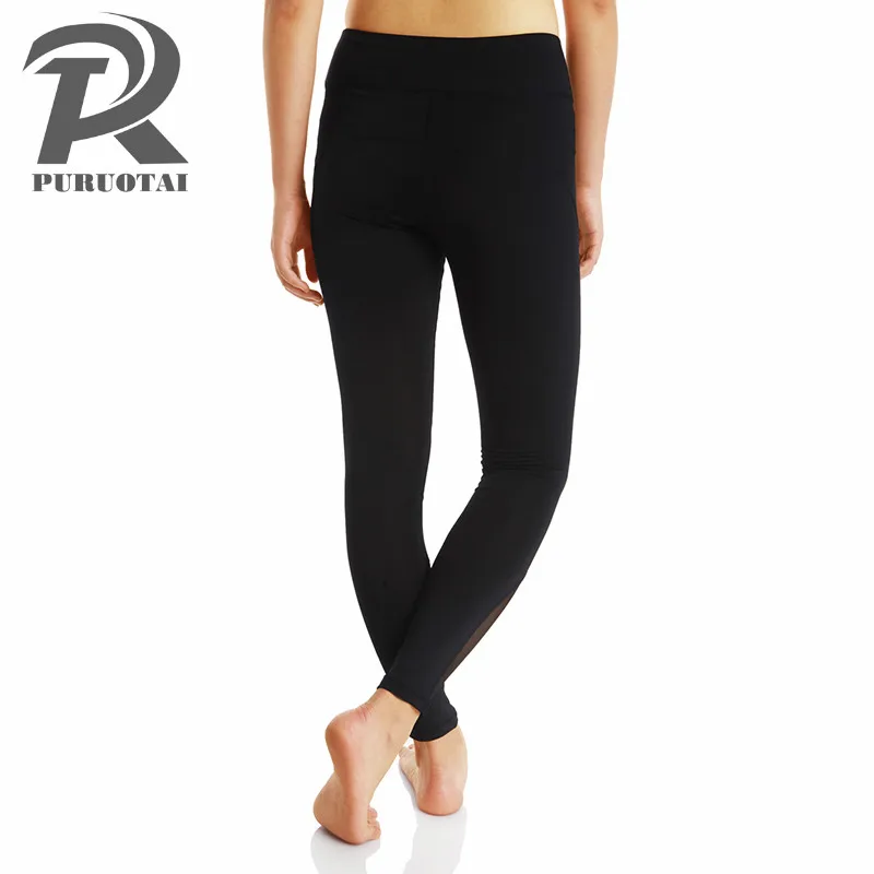 Новинка 2019 Брендовые женские сексуальные штаны для йоги высокая талия подходят