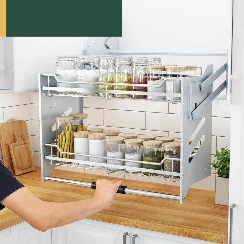 Despensa Gabinete Pantries Cupboard Dish Drainer Stainless Steel Hanging Cozinha Organizer Kitchen Cabinet Storage Basket | Дом и сад