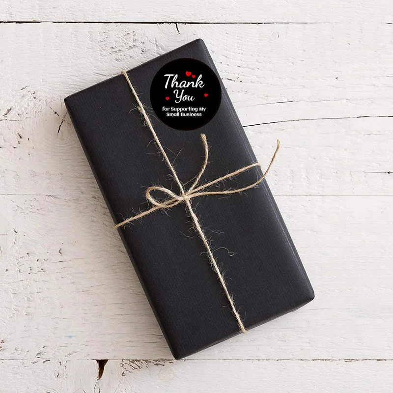 

500pcs Stationery Gift Packaging Stickers Thank You for Business Round Labels Wedding Envelope Cards Decoration Handmade Decal