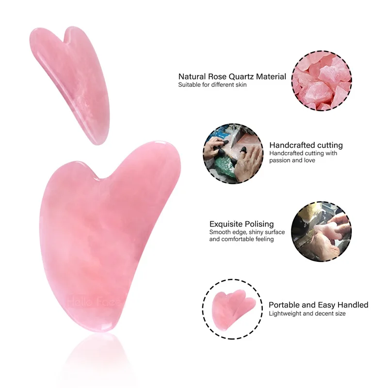 

Natural Jade Gua Sha Massage Tool Facial Tool Massager Scrapers Tools For Face Neck Back Body