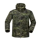Охотничья куртка, брендовая одежда, осенняя мужская камуфляжная флисовая куртка в стиле милитари, армейская тактическая одежда, мужская камуфляжная куртка Мультикам