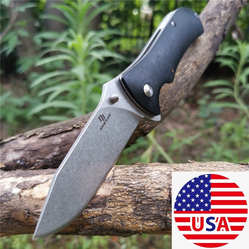 D2 лезвие G10 Ручка Складной тактический охотничий инструмент для повседневного