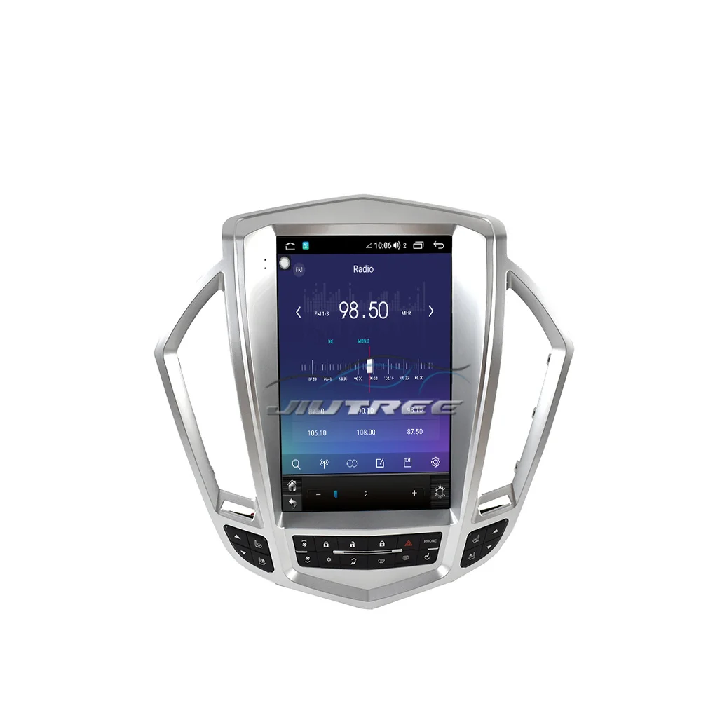 Автомобильная магнитола с сенсорным экраном Android 10 для Cadillac SRX 2009 2012 GPS