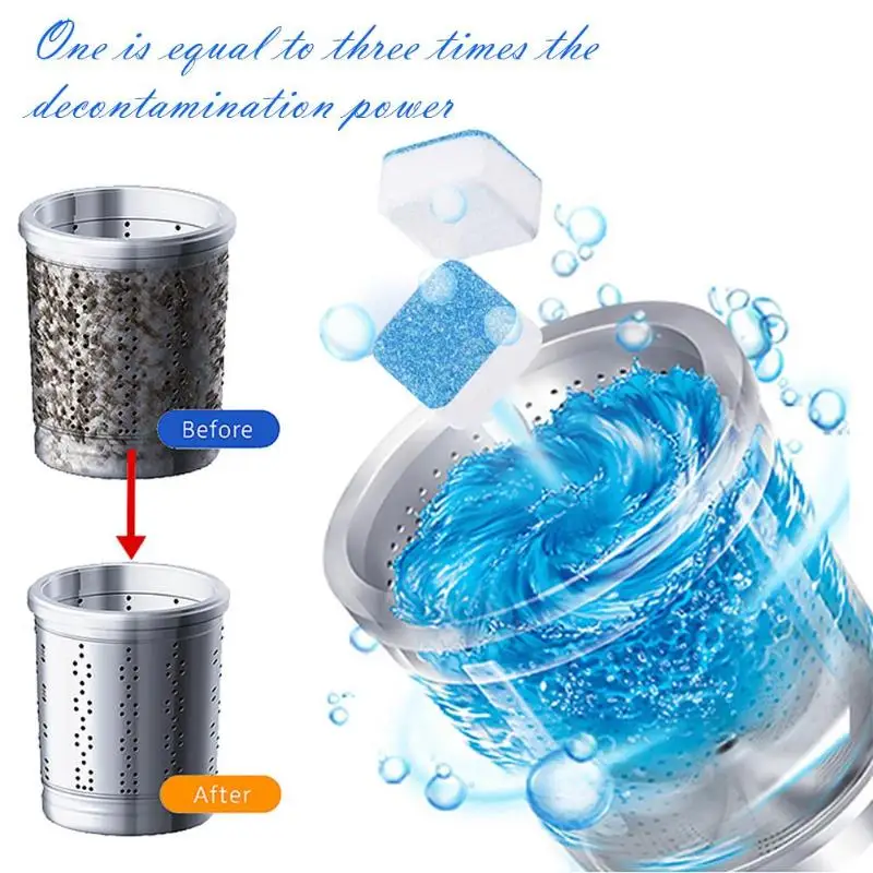 1 таблетка очиститель стиральной машины шипучий моющий аппарат таблетки | Дом и