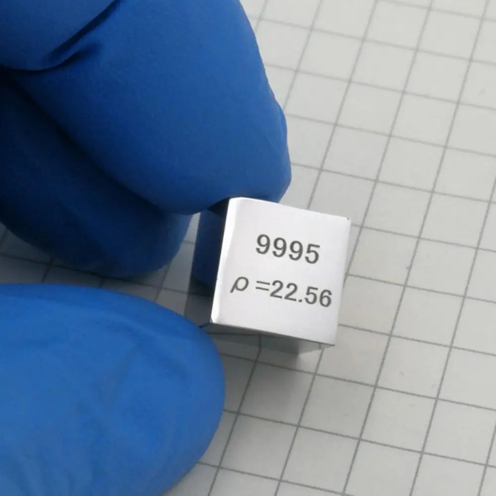 Бесплатная доставка иридий 10 мм металлический кубический периодический элемент