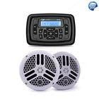 Морское Радио Стерео Bluetooth аудиосистема приемник FM AM Автомобильный MP3-плеер + 6,5 