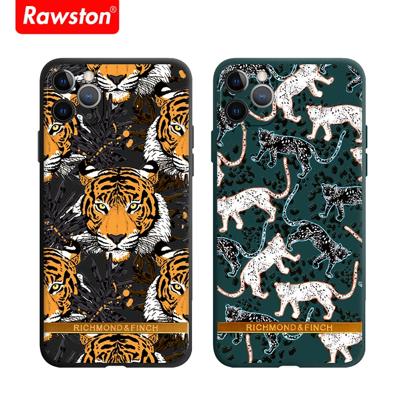 Роскошный брендовый силиконовый чехол для Apple iPhone 12 Pro Max XR XS 11 Mini 8 7 Plus Ричмонд Финч