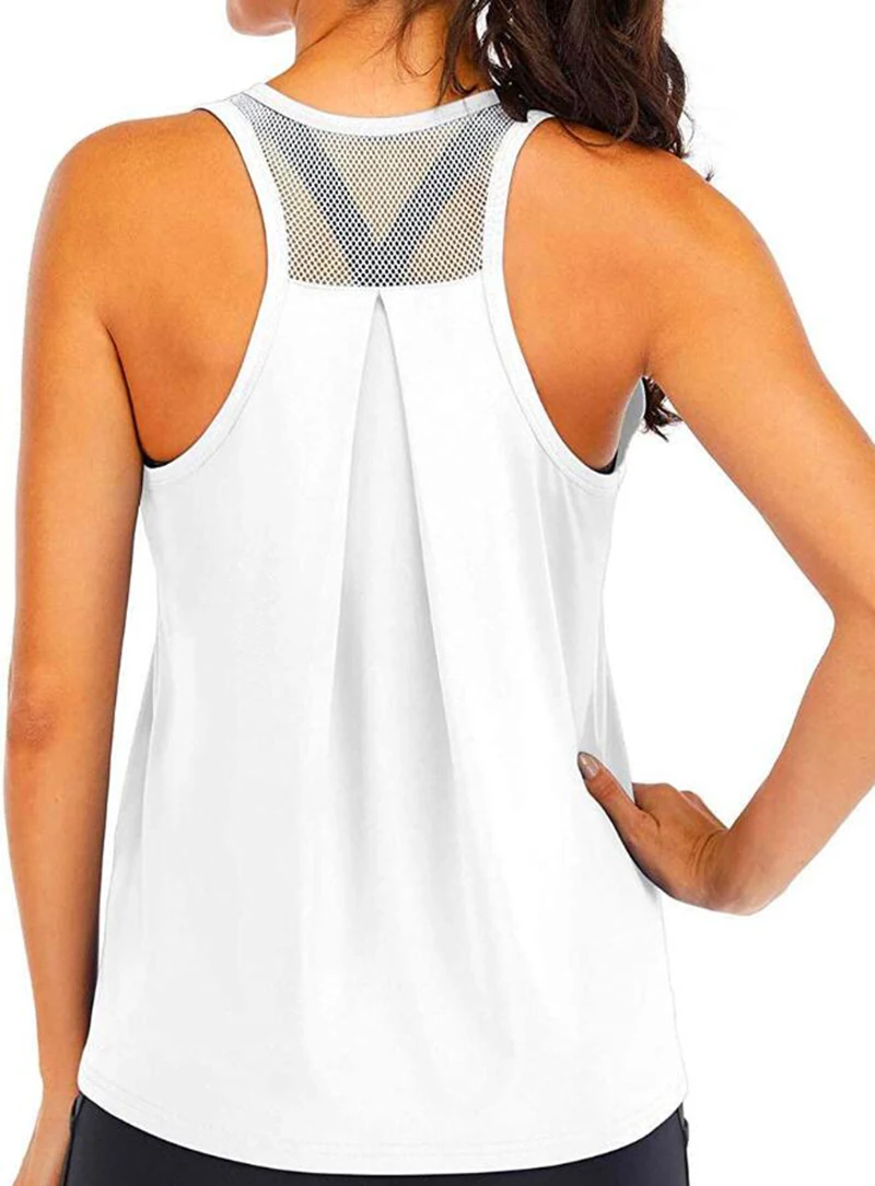 Женская майка без рукавов для бега занятий йогой женская спортивная одежда