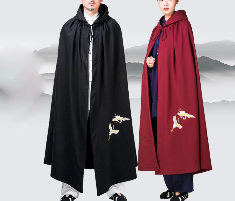 Осенне зимняя теплая плащ для медитации унисекс халат уданг таотизма костюмы