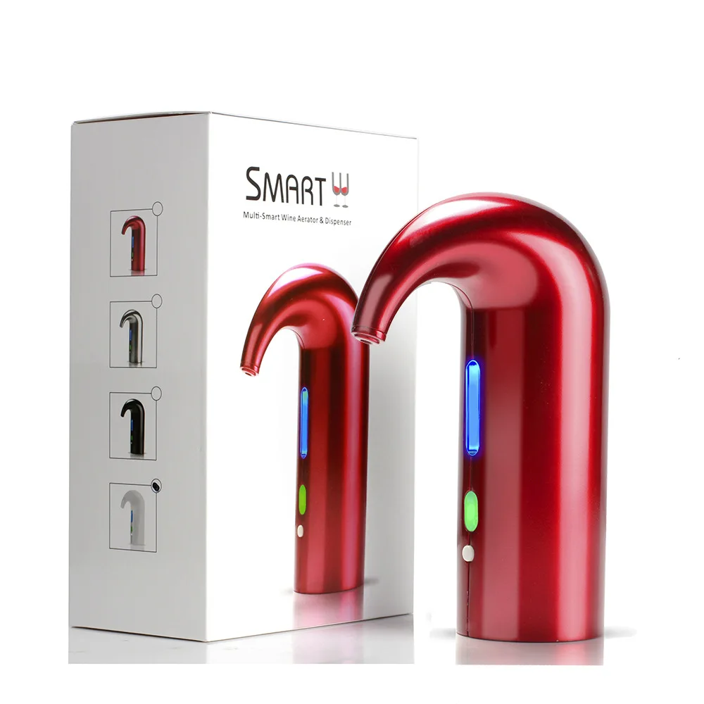 

USB Electric Wine Pourer Wine Aerator Portable Pourer Instant Wine Decanter Dispenser Pump One-Touch Automatic Wine Tool
