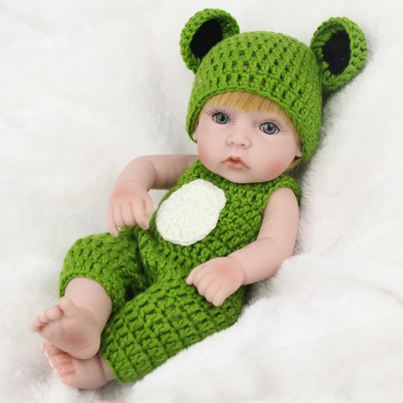 Мини 26 см куклы reborn baby реалистичные очаровательные Новорожденные Bonecas игрушки