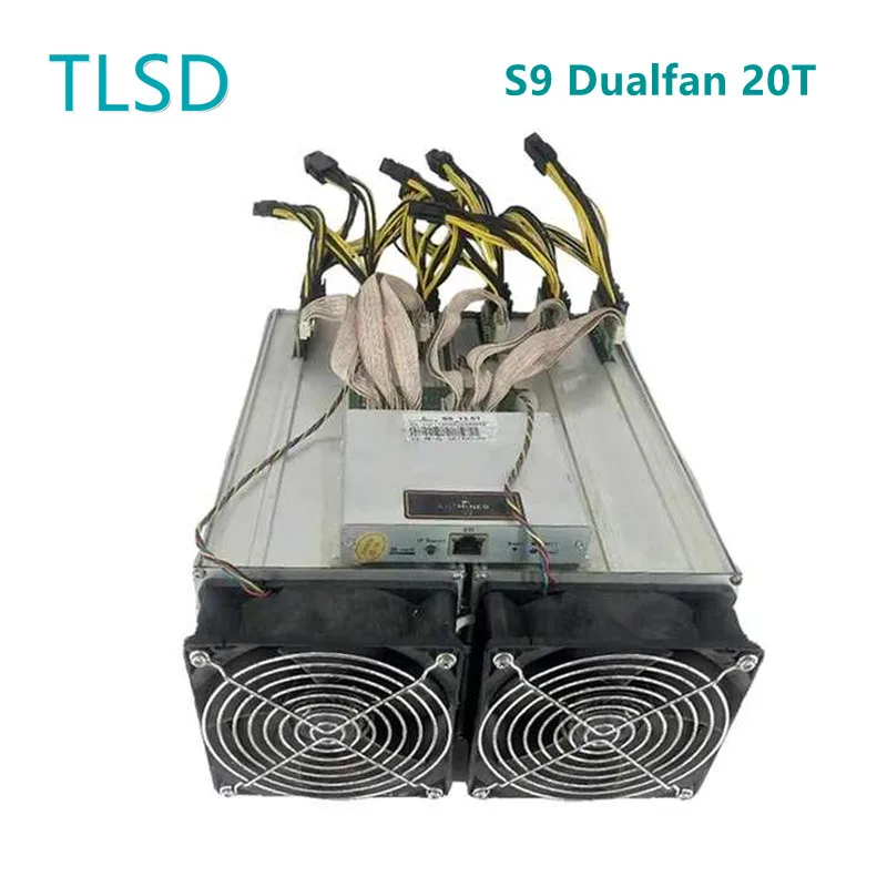 

TLSD Used Antminer S9 Dualfan 20T Bitcoin Mining Machine with Power Supply