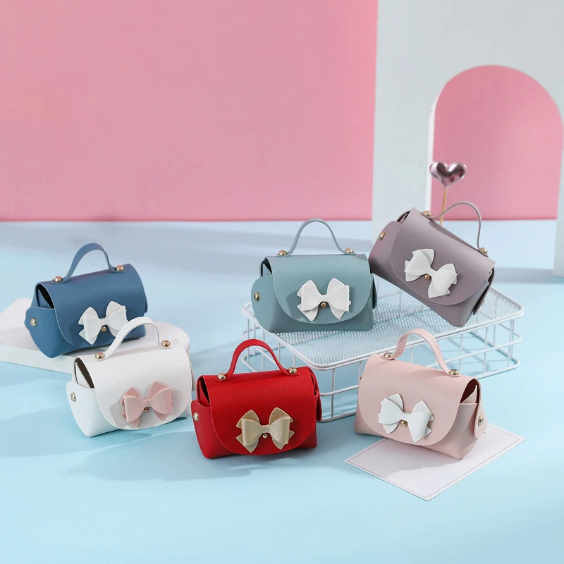 Мини-сумка дизайнерская шоколадная сумка Изысканная из искусственной кожи для