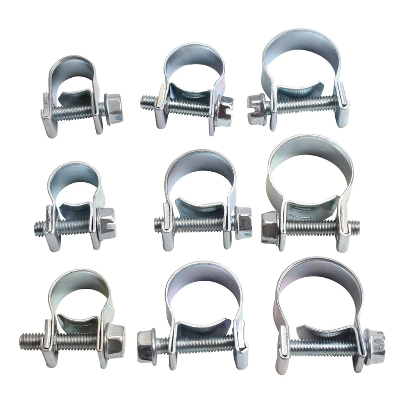 135 шт. нержавеющая сталь с двойным ушным хомут 8-18 мм червячный топлива водяной