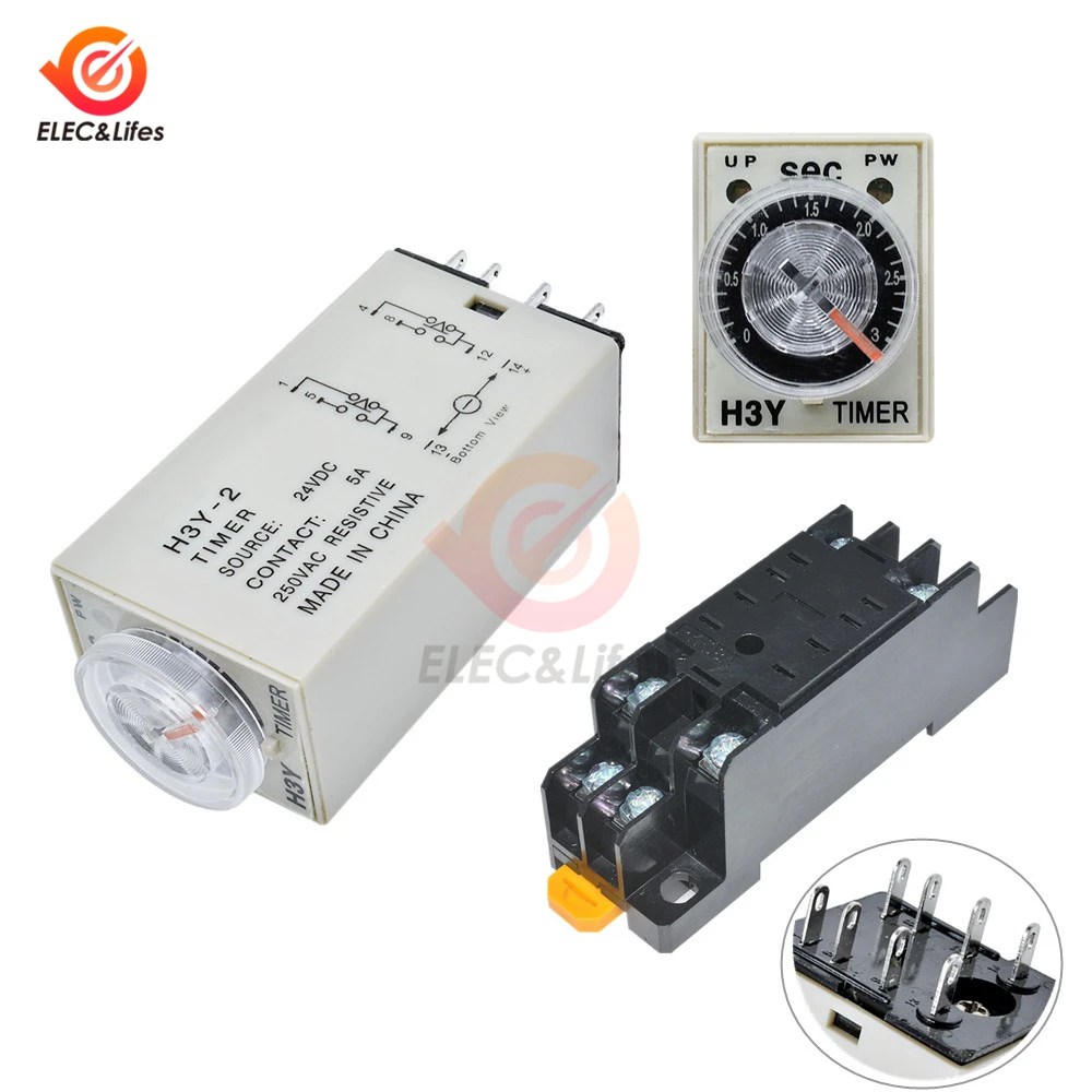 Вращающаяся рукоятка реле времени задержки переменного тока 220 В 0 30