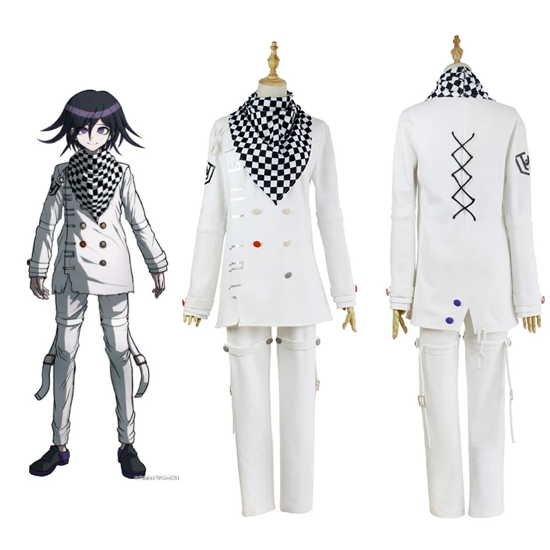 Новый Косплей костюм Danganronpa V3 Ouma kokichi японская игра школьная форма одежда обувь