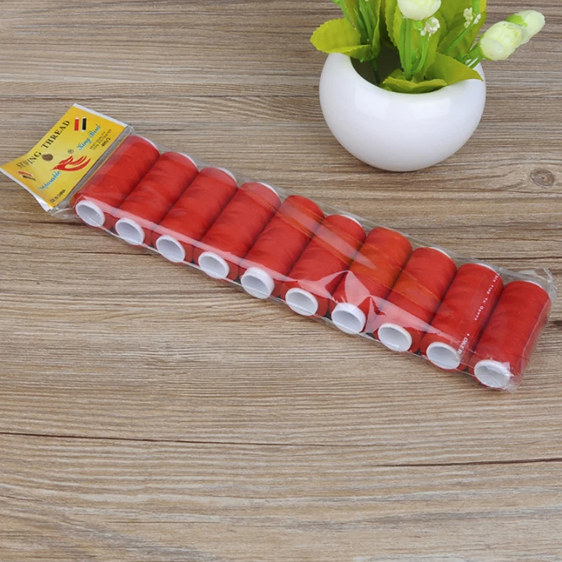 10pcs/pack 200 Yards/Spool Polyester Sewing Thread Machine Embroidery Home Kit for Hand and to Sew | Дом и сад